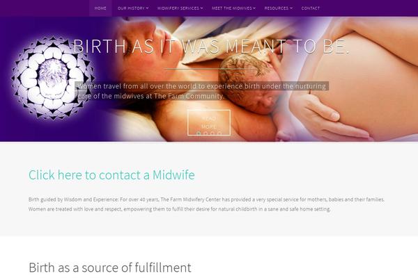 Nirvana theme site design template sample