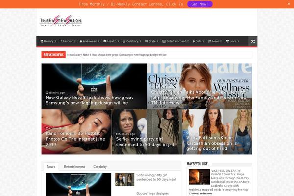 Sahifa theme site design template sample