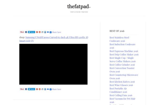 BuzzBlog theme site design template sample