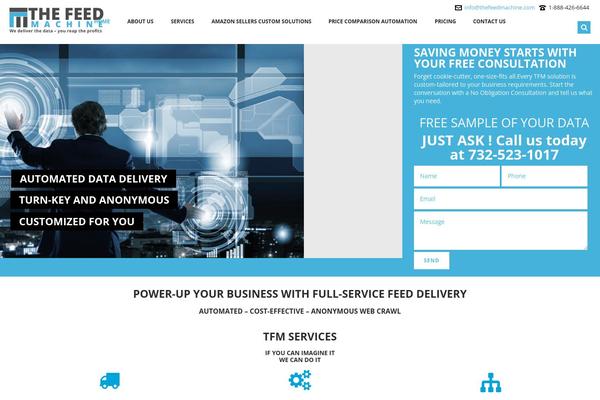 Jupiter Child theme site design template sample