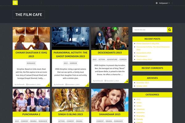 HTML5 Video gallery and Player website example screenshot