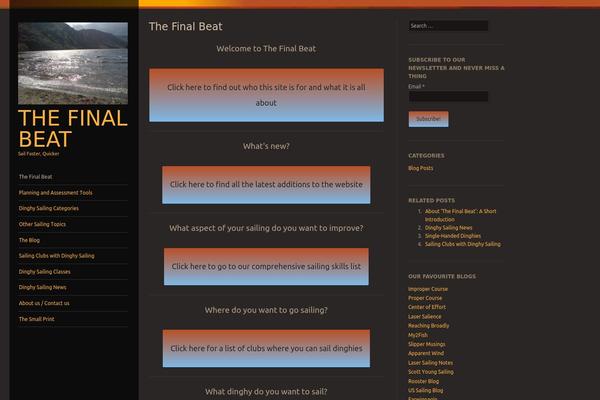 Sunspot theme site design template sample