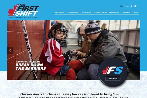thefirstshift.ca site used GeneratePress