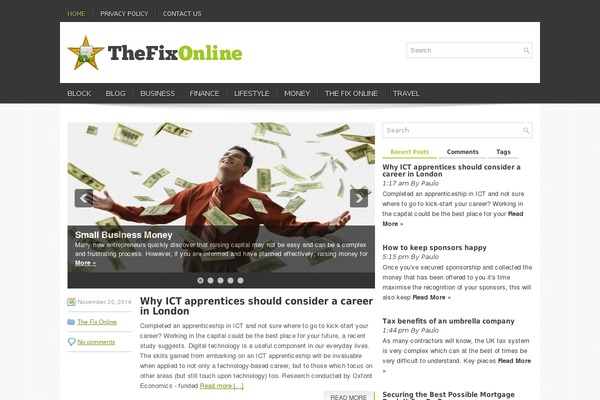 Ample theme site design template sample