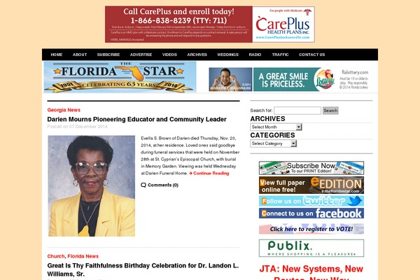 Dolores theme site design template sample