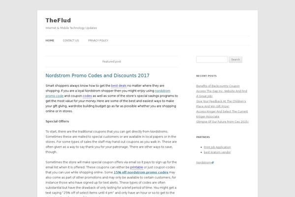 theflud.com site used Linx