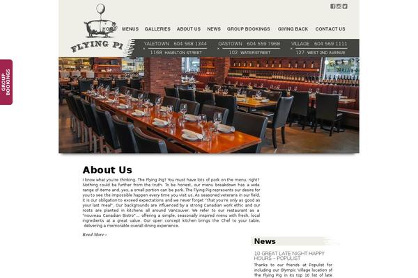 Blade theme site design template sample
