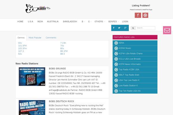 thefmradio.com site used Thefmradio