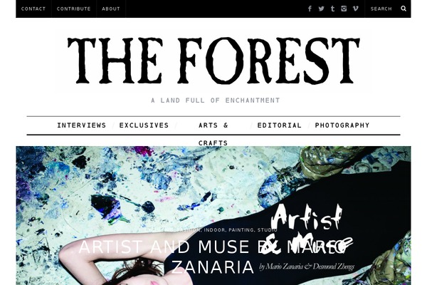 Simplemag theme site design template sample