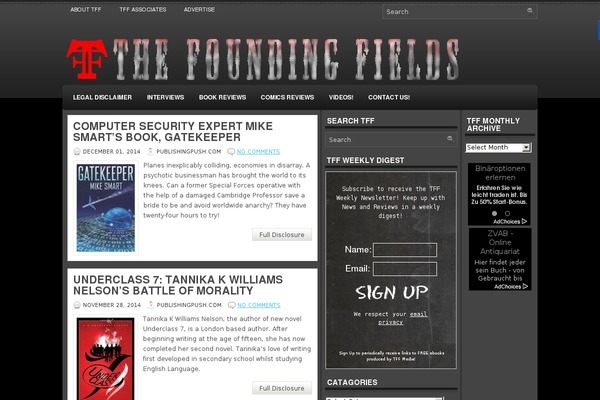 Site using Mybooks-for-authors plugin