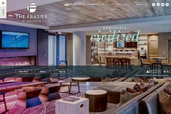 thefrasier.com site used Mastertemplatetwo-child