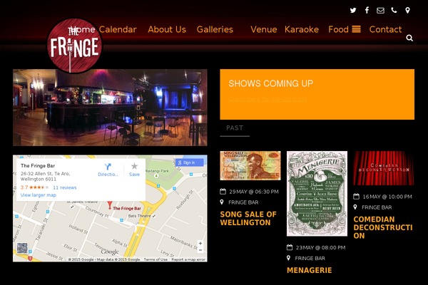 Event theme site design template sample