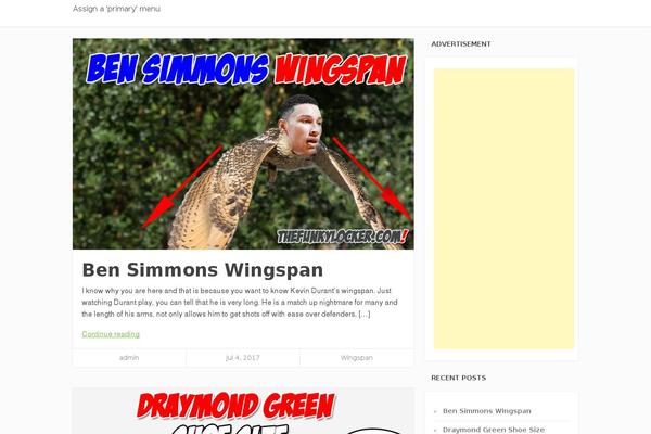 Site using Code Embed plugin
