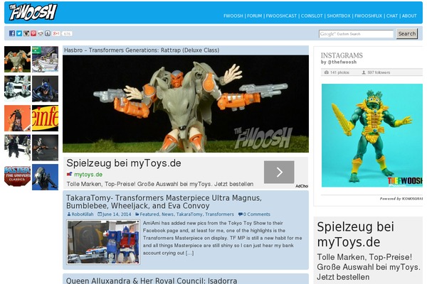 thefwoosh.com site used Newsphere-pro