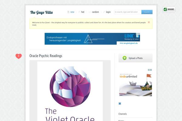 Lolzine theme websites examples