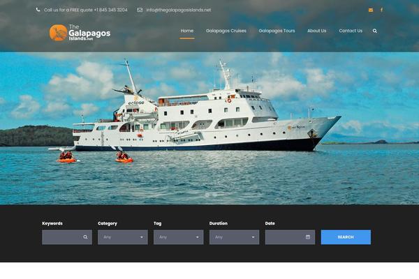 Traveltour-child theme site design template sample