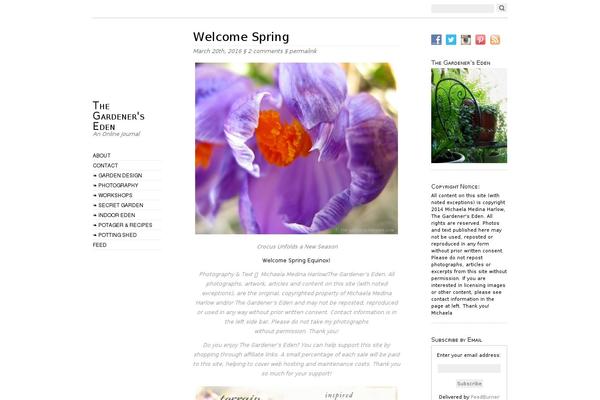 Photoframe theme site design template sample