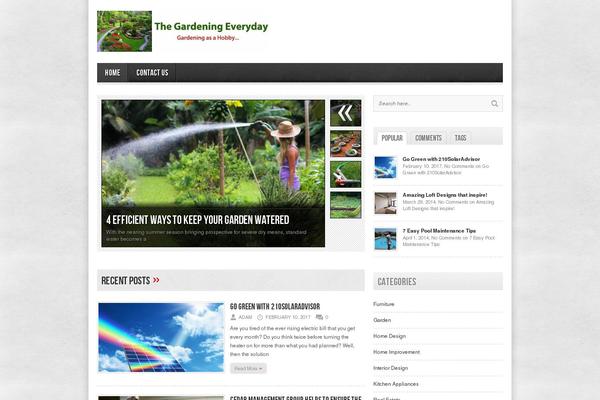 Adore-news theme site design template sample