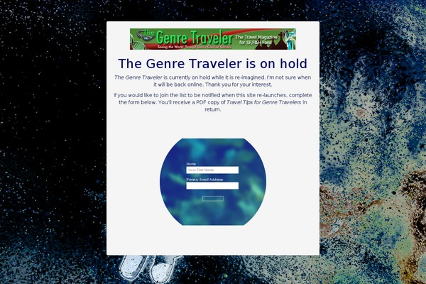 thegenretraveler.com site used Minamaze (Pro)