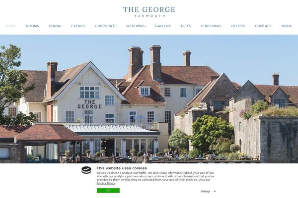 George theme site design template sample