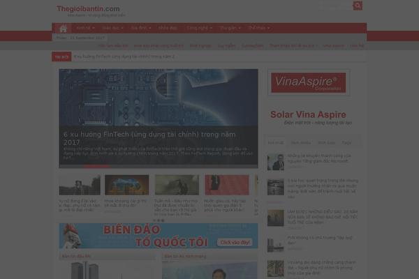 Publisher-child theme site design template sample