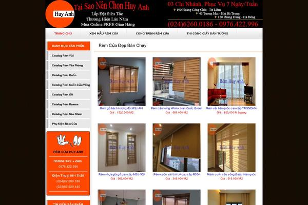 Raothue theme site design template sample