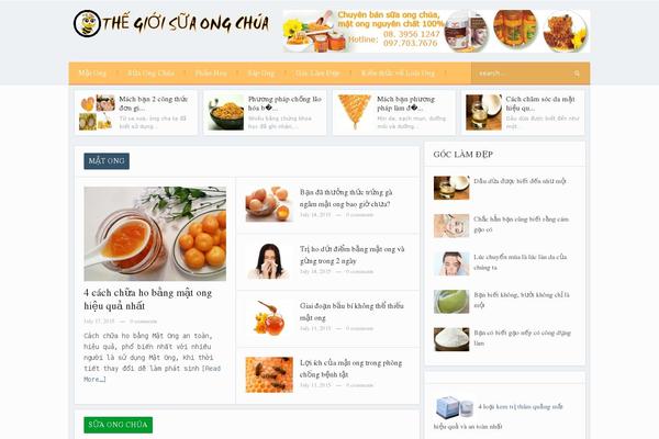 Alpha theme site design template sample