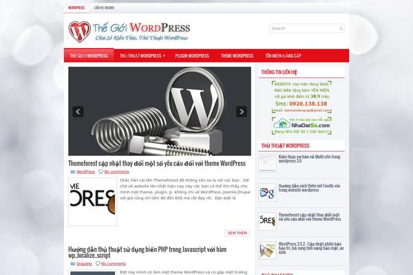 thegioiwordpress.com site used Katen-child