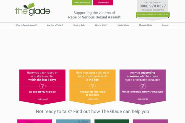 theglade.org.uk site used Bonestrap