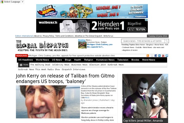theglobaldispatch.com site used Newspapertimes-single