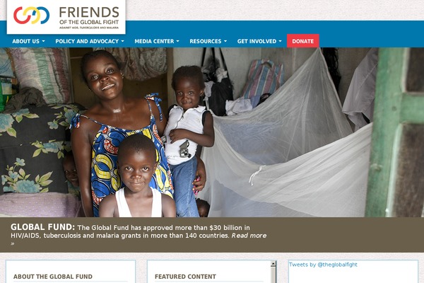 theglobalfight.org site used Csl-components