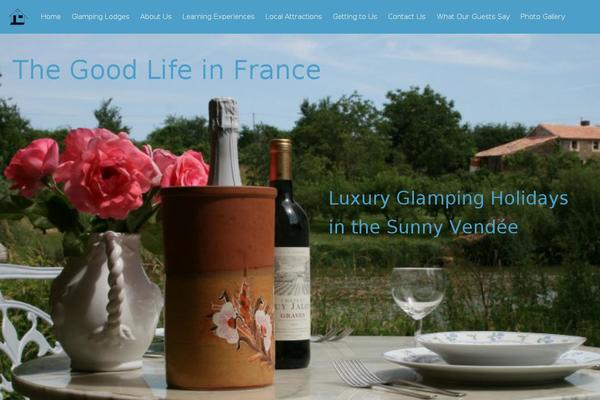 Tesseract theme site design template sample