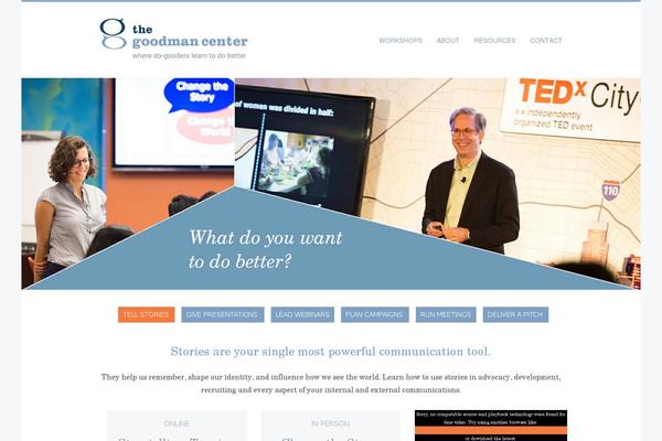 Goodman theme site design template sample