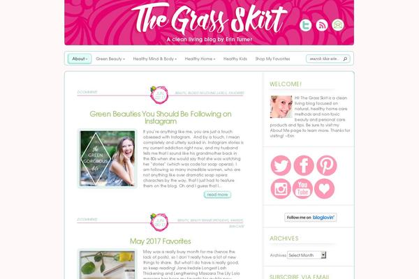 thegrassskirtblog.com site used Carrie
