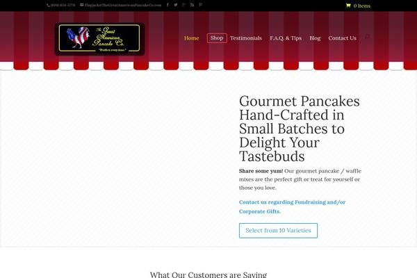 Divi theme site design template sample