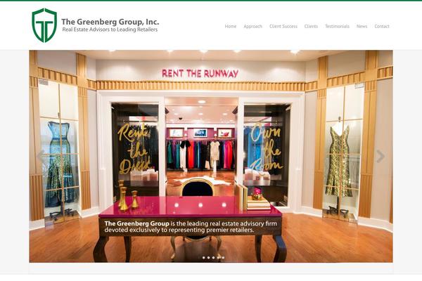 Impreza Child theme site design template sample