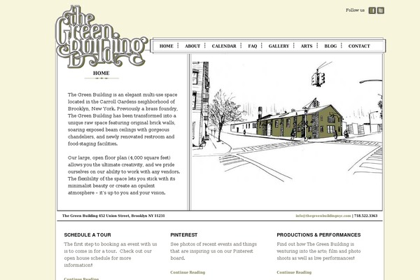 thegreen theme websites examples