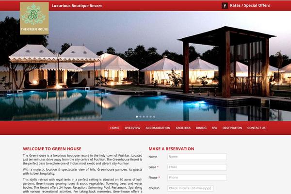 Soho Hotel theme site design template sample