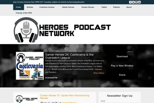 thegridscififrontier.com site used Playcastpro