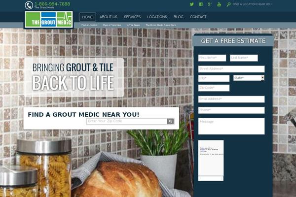 Jump Start theme site design template sample
