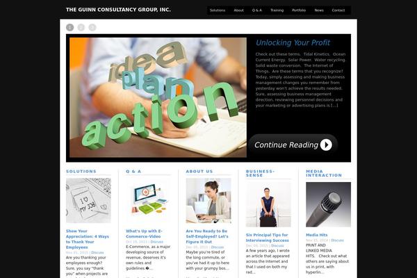 Modularity theme site design template sample