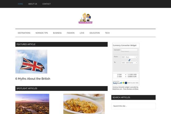 Harrison theme site design template sample