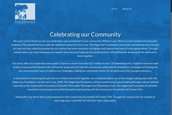 thehagermanfoundation.org site used Hagerman-child