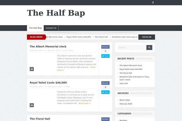 Goodnews 5.5 theme site design template sample