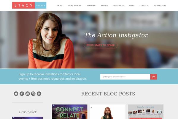 thehappinessagenda.com site used Stacy