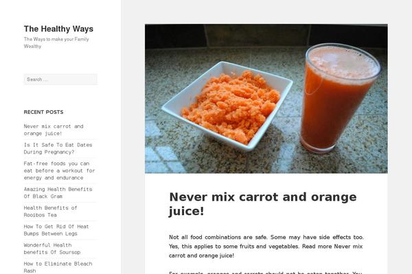 thehealthyways.in site used Twenty Fifteen