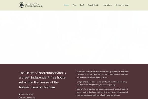 thehearthexham.com site used Theheart