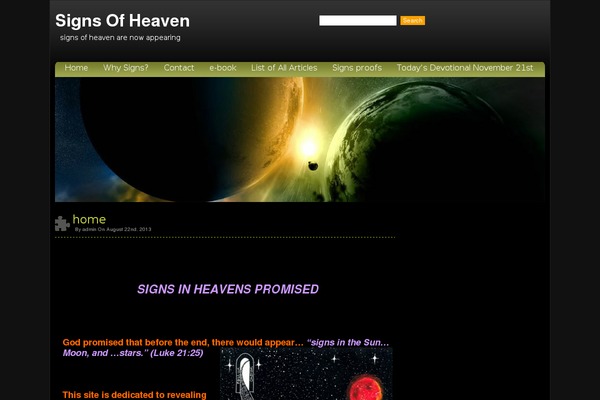 Supernova theme site design template sample