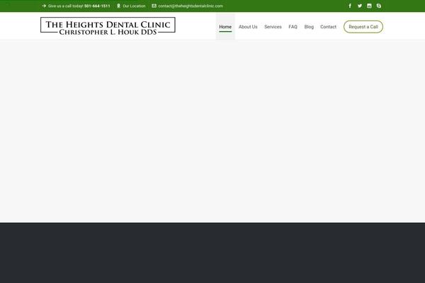 Highend theme site design template sample