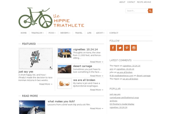 Site using WordPress Content Slide plugin